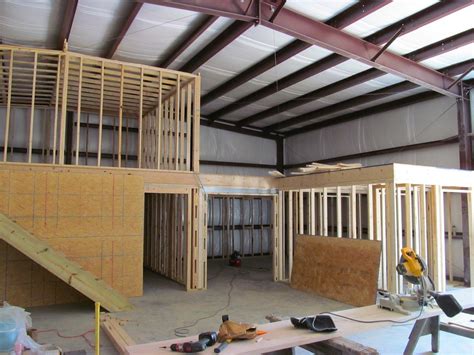 houses built into metal buildings|steel building converted to home.